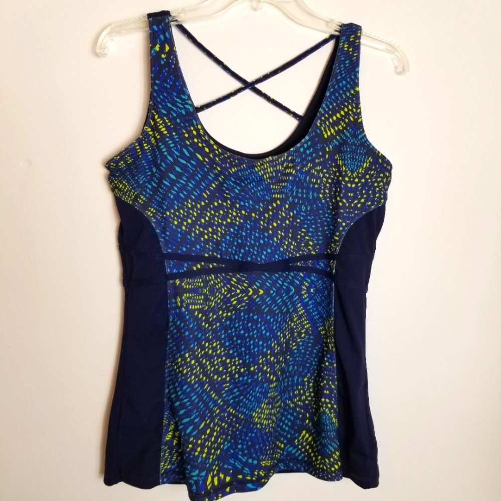 Fabletics Strappy Back Sports Bra Tank Top